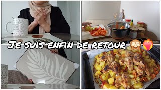 NailaVlog de retour  achats déco maison  recette poulet er légumes au four 😋 [upl. by Metsky]