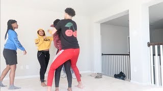 FIGHTING TAE PRANK ON JAZZ AND JORDAN [upl. by Judson]