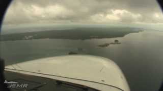 Full Approach amp Landing UtilaHonduras [upl. by Chrysler]