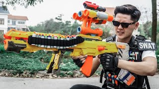 LTT Game Nerf War  Warriors SEAL X Nerf Guns Fight Notorious Criminals Mr Zero Crazy [upl. by Elena762]