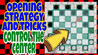 DamaCheckers Basic Strategy  Controlling and Winning Opening Tips and Tricks Checkers Tv [upl. by Kaplan]