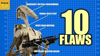 10 Flaws Star Wars  Separatist Battle Droid [upl. by Yelyr]