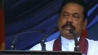 MAHINDA RAJAPAKSE BLAME ON TAMIL AS DEMALAflv [upl. by Ostler121]