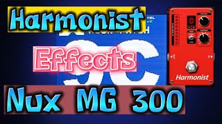 Nux MG 300  Harmonist Pedal Effects Demo  Nux  Nux Harmony Pedal  JanRock Studio [upl. by Elamaj598]