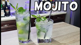 ¿Cómo Preparar el MOJITO Clásico 🌿🍋  Coctel Clásico  2 Preparaciones Fáciles  Mojito Original [upl. by Kcirdla]