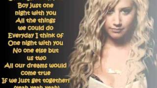 Ashley Tisdale He said she said LYRICS [upl. by Hizar573]