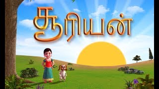 Sooriyan  Tamil Rhymes 3D Animated Learn Directions [upl. by Holms695]