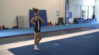 Madison Kocian Floor Routine  UCLA 2016 Visit [upl. by Earley]