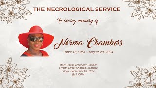 Necrological Service in honour of Norma Chambers [upl. by Britton]