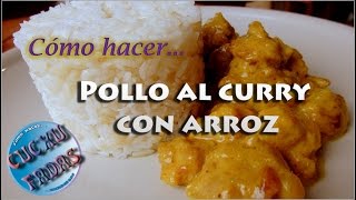 Cómo hacer pollo al curry con arroz [upl. by Ced973]