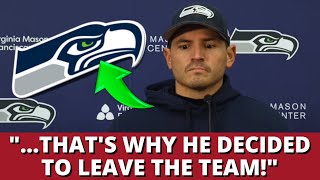 NOW HES LEFT THE TEAM AND THIS IS THE REASON FOR IT SEATTLE SEAHAWKS NEWS [upl. by Eedrahs]