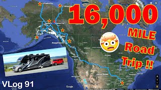 ALASKA ROADTRIP Full Itinerary 169 Days16K Miles RV Fulltime Living RV COUPLE RV LIFE [upl. by Teirrah]