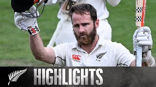 Williamson Becomes NZ Leading Test RunScorer  DAY 4 HIGHLIGHTS  BLACKCAPS v England  Wellington [upl. by Kezer]