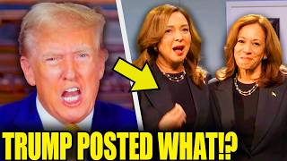 Trump Makes INSANE Post After Kamala’s SNL MASTERCLASS [upl. by Naehs946]