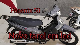 Nova Shineray Phoenix 50cc 2324 Full led [upl. by Aynodal788]