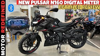 2024 Bajaj Pulsar N160 Dual ABS Digital Bluetooth Console Review  On Road Price amp Changes Explained [upl. by Llenol]