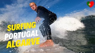 Surfing at Tonel Beach  Raw Clips from Portugal [upl. by Ajaj35]