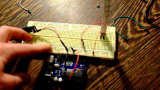 12 Volt RGB ledstrip fading on a 5 Volt Arduino via a 2N2222A NPN transistor [upl. by Keeler]