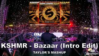 KSHMR  Bazaar Intro Live Edit Sunburn Festival India 2017  Taylor´s Mashup [upl. by Fidelia157]