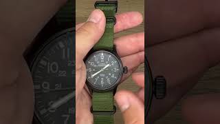 How To Set The Time On The Timex Expedition Scout 40 watch watches timex edc [upl. by Aikym]