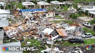 Milton death toll rises while search continues in areas hit by tornadoes and flooding [upl. by Llegna783]