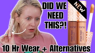 TARTE Shape Tape RADIANT CONCEALER Review  10 HOUR WEAR TEST [upl. by Latini]