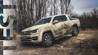 2017 Volkswagen Amarok 30 V6 TDI  TEST [upl. by Emyaj942]