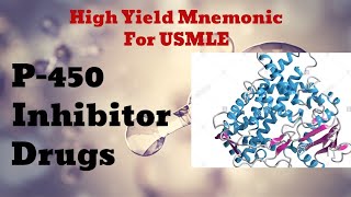 P450 Inhibitors Mnemonic for USMLE Step 1 [upl. by Magna]