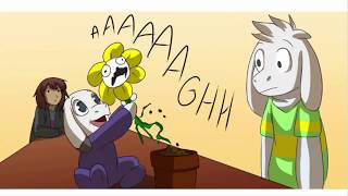 Undertale Comic Dub  Baby Meets Flowey [upl. by Dionis]