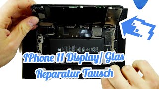 IPhone 11 Display Glas Reparatur Tausch  Anleitung [upl. by Anhej170]