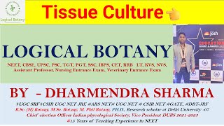 Tissue Culture neet2024 biology botany [upl. by Meda]