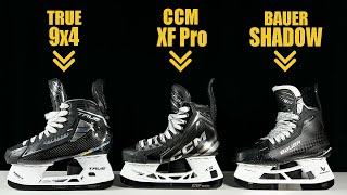 On Ice Review Bauer Supreme Shadow vs True Catalyst 9X4 vs CCM Tacks XF Pro Hockey Skates Review [upl. by Hairu]