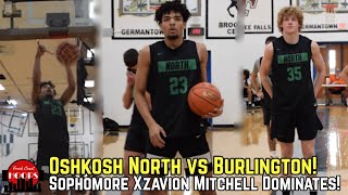 Xzavion Mitchell GOES OFF In Fall League Oshkosh North vs Burlington [upl. by Etteuqaj]