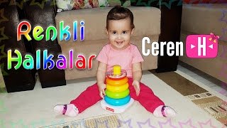 Cerens Funny Colorful Rings Game Kids Pretend Play Video for Babies Toddlers Children [upl. by Lemor207]