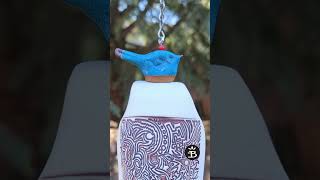 Harmonic Sounds of Handmade Ceramic Wind Chimes  EarthWind Bells [upl. by Quickman263]