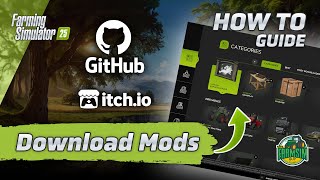 How to Install Mods from GitHub Itchio and The Modhub for FS25 [upl. by Donelson500]