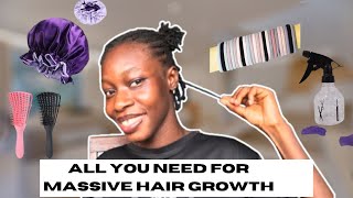 5 MustHave Tools for 4C Hair Growth [upl. by Allak]