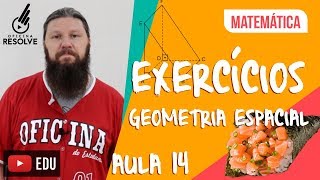 Exercícios de geometria espacial cone pirâmide cilindro e esfera [upl. by Eaves]