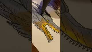 Drawing the Ghidorah From Godzilla King of the Monsters [upl. by Vogel]