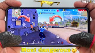 1 vs 4 free fire gameplay with handcam in poco x6 pro gaming phone [upl. by Ahserak]