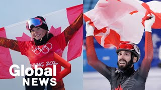 Beijing Olympics 2022 Canada brings home silver bronze with snowboard speed skating wins [upl. by Dryfoos]