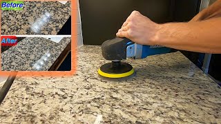 Howto Deep Clean And Restore Clarity On Granite and Marble Countertops [upl. by Ulick]