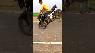 Crazy RIDER boy bike stunt murshidabad public shortsvideo stunt marjel rtr4v160 bikermarjel [upl. by Einuj]