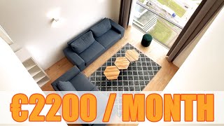 This Is What €2200 Per Month Gets You In Rotterdam The Netherlands Luxury Apartment Tour [upl. by Mowbray]