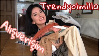 TRENDYOLMİLLA ALIŞVERİŞİM 15 parça denemeli alışveriş 🛍 [upl. by Rheinlander188]