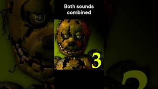 FNAF 3 Jumpscare Sound Origin fnaf fnaf3 shorts [upl. by Aracahs190]