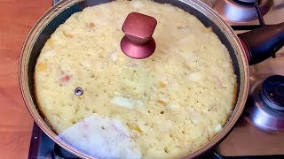 За 5 минут ЯБЛОЧНЫЙ ПИРОГ на сковороде который тает во рту Быстрый и Вкусный Завтрак [upl. by Ezra41]