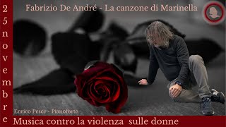 Fabrizio De Andrè La canzone di Marinella Enrico Pesce Pianoforte [upl. by Ciccia]