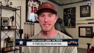 Josh Hader talks about the Astros with MLB Tonight [upl. by Zaremski100]