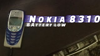 Nokia 8310  Battery low [upl. by Malliw]